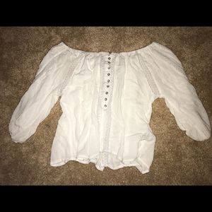 Forever 21 off the shoulder top size S